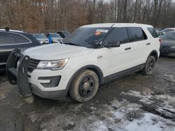 Ford Explorer salvage cars for sale: 2017 Ford Explorer Police Interceptor