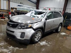 Salvage cars for sale at West Mifflin, PA auction: 2014 KIA Sorento LX