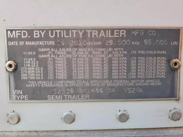 2011 Utility Reefer 53'