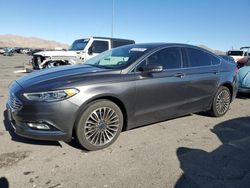 Salvage cars for sale at North Las Vegas, NV auction: 2017 Ford Fusion SE