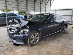 Mercedes-Benz salvage cars for sale: 2018 Mercedes-Benz C300