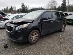 KIA Sedona Vehiculos salvage en venta: 2016 KIA Sedona L