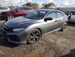 Salvage cars for sale at San Diego, CA auction: 2018 Honda Civic Sport