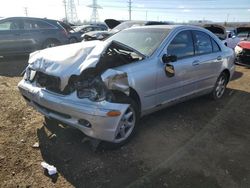 Salvage cars for sale at Elgin, IL auction: 2002 Mercedes-Benz C 320