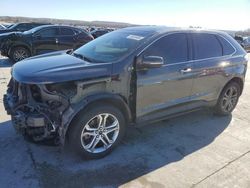 Salvage cars for sale from Copart Grand Prairie, TX: 2015 Ford Edge Titanium