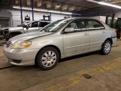 2003 Toyota Corolla CE en venta en Wheeling, IL