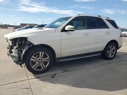 Salvage cars for sale at Grand Prairie, TX auction: 2013 Mercedes-Benz ML 350