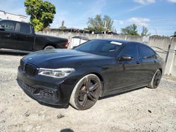 Salvage cars for sale at Opa Locka, FL auction: 2017 BMW 750 XI