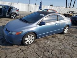 Salvage cars for sale from Copart Van Nuys, CA: 2006 Honda Civic LX