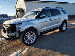 Salvage cars for sale at Portland, MI auction: 2014 Ford Explorer Limited