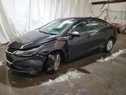 Salvage cars for sale at Ebensburg, PA auction: 2017 Chevrolet Cruze LT