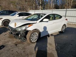 Salvage cars for sale at Austell, GA auction: 2012 Hyundai Elantra GLS