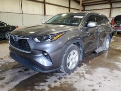 Salvage cars for sale at Pennsburg, PA auction: 2022 Toyota Highlander Hybrid LE