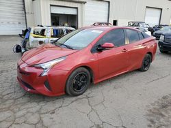 Toyota salvage cars for sale: 2018 Toyota Prius