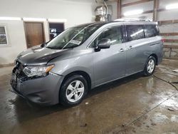 Salvage cars for sale at Pekin, IL auction: 2017 Nissan Quest S