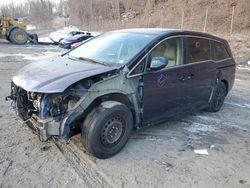 Salvage cars for sale at Marlboro, NY auction: 2016 Honda Odyssey LX