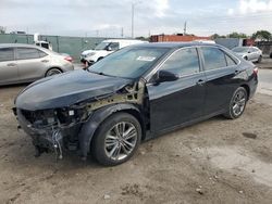 Salvage cars for sale at Homestead, FL auction: 2016 Toyota Camry LE