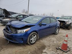 Salvage cars for sale at Pekin, IL auction: 2017 KIA Forte LX