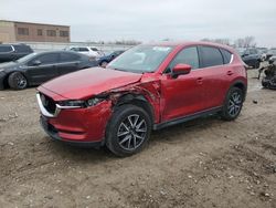 Salvage cars for sale at Kansas City, KS auction: 2017 Mazda CX-5 Grand Touring