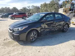 Salvage cars for sale at Ocala, FL auction: 2021 KIA Forte FE