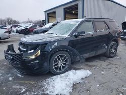 Salvage cars for sale at Duryea, PA auction: 2018 Ford Explorer Sport