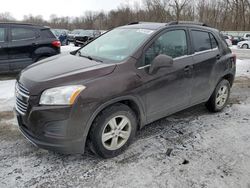 Salvage cars for sale at Ellwood City, PA auction: 2015 Chevrolet Trax 1LT