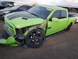 Salvage cars for sale at Brighton, CO auction: 2017 Dodge RAM 1500 Sport