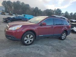 Salvage cars for sale at Mendon, MA auction: 2011 Subaru Outback 2.5I Premium