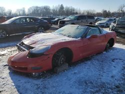 Salvage cars for sale at Chalfont, PA auction: 2009 Chevrolet Corvette