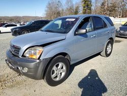 Salvage cars for sale from Copart Concord, NC: 2007 KIA Sorento EX