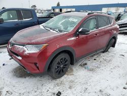 Salvage cars for sale at Woodhaven, MI auction: 2018 Toyota Rav4 Adventure