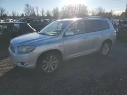 Toyota salvage cars for sale: 2009 Toyota Highlander Hybrid Limited