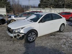 Salvage cars for sale from Copart Albany, NY: 2016 Chevrolet Cruze Limited LS