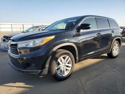 Salvage cars for sale from Copart Fresno, CA: 2014 Toyota Highlander LE