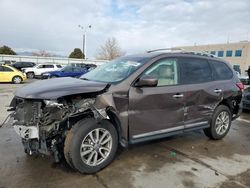 Salvage cars for sale at Littleton, CO auction: 2015 Nissan Pathfinder S