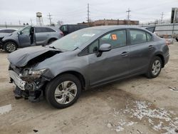 Salvage cars for sale at Chicago Heights, IL auction: 2013 Honda Civic LX