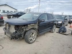 Salvage cars for sale from Copart Pekin, IL: 2016 Ford Edge Titanium