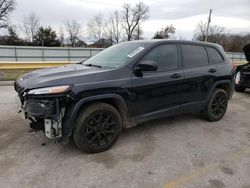 Salvage cars for sale at Rogersville, MO auction: 2015 Jeep Cherokee Sport