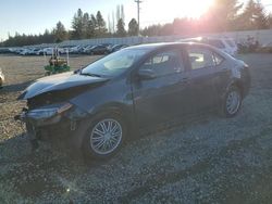 Salvage cars for sale at Graham, WA auction: 2017 Toyota Corolla L