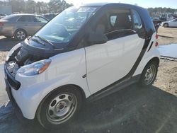 Smart salvage cars for sale: 2015 Smart Fortwo Pure