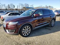 Lincoln Nautilus salvage cars for sale: 2019 Lincoln Nautilus Select