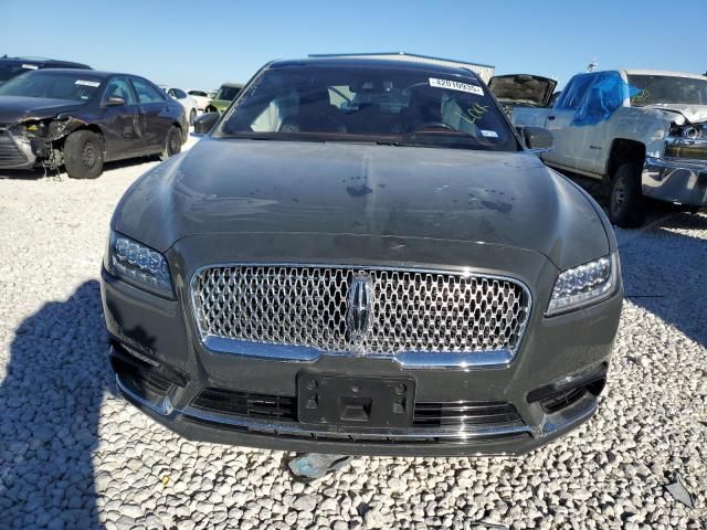 2019 Lincoln Continental Black Label