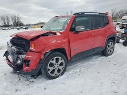 Vehiculos salvage en venta de Copart Barberton, OH: 2019 Jeep Renegade Limited