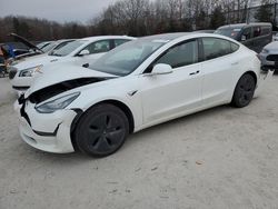 Salvage cars for sale at North Billerica, MA auction: 2020 Tesla Model 3