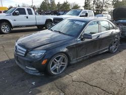 Mercedes-Benz c-Class salvage cars for sale: 2011 Mercedes-Benz C 300 4matic