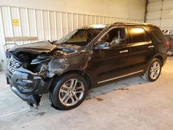 Salvage cars for sale at Abilene, TX auction: 2017 Ford Explorer Limited