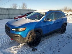 Vehiculos salvage en venta de Copart Wayland, MI: 2019 Jeep Cherokee Trailhawk