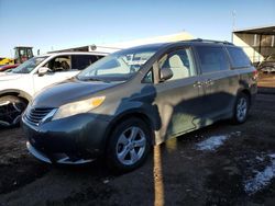 Toyota Sienna le salvage cars for sale: 2014 Toyota Sienna LE