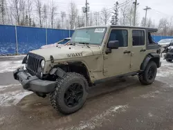 Salvage cars for sale at Moncton, NB auction: 2018 Jeep Wrangler Unlimited Sport