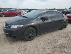 Salvage cars for sale at Houston, TX auction: 2013 Honda Civic EXL